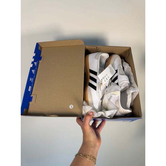 Adidas Samba Jane Sneakers - in White Suede  - Size 7 NEW IN BOX - Picture 8 of 9